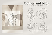 Family one line illustrations, a Person Illustration by Elena_Sedova (Thumbnail 2 of 7)