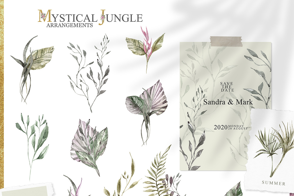 Watercolor Tropical Collection, an Animal Illustration by Tiana Geo (Photo 10 of 16)