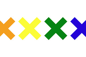 LGBT pride rainbow geometric shape, an Arts & Entertainment Photo by BOOCYS