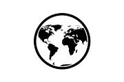 World Map Globe Vector Icon Bundle, an Illustration by Designs_River (Thumbnail 44 of 51)
