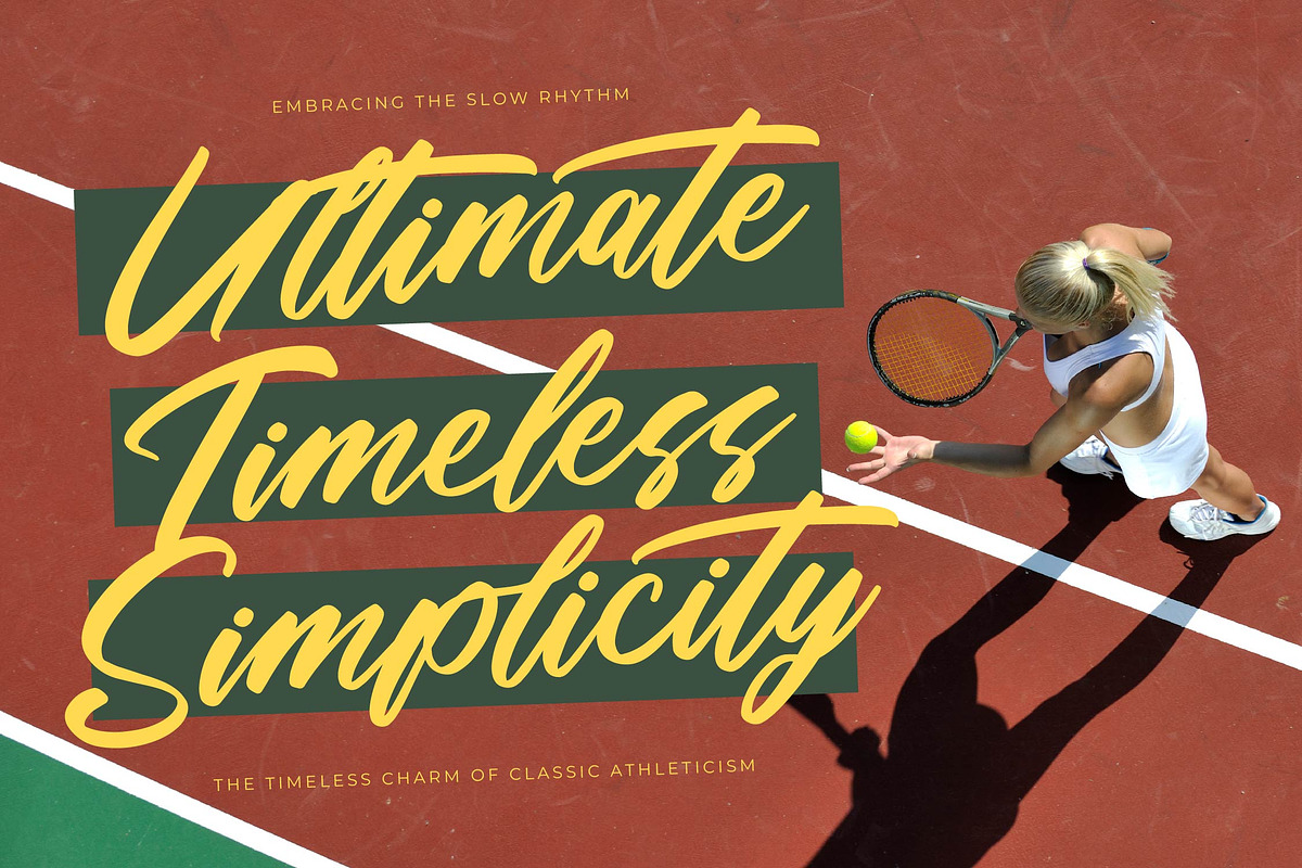 Stylish Rackets - Beautiful Handwrit, a Script Font by Letterena Studios Script (Photo 7 of 15)