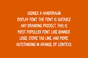 Skonek - Handdrawn Bold Font, a Handwritten Font by QR Design Studio (Thumbnail 3 of 11)