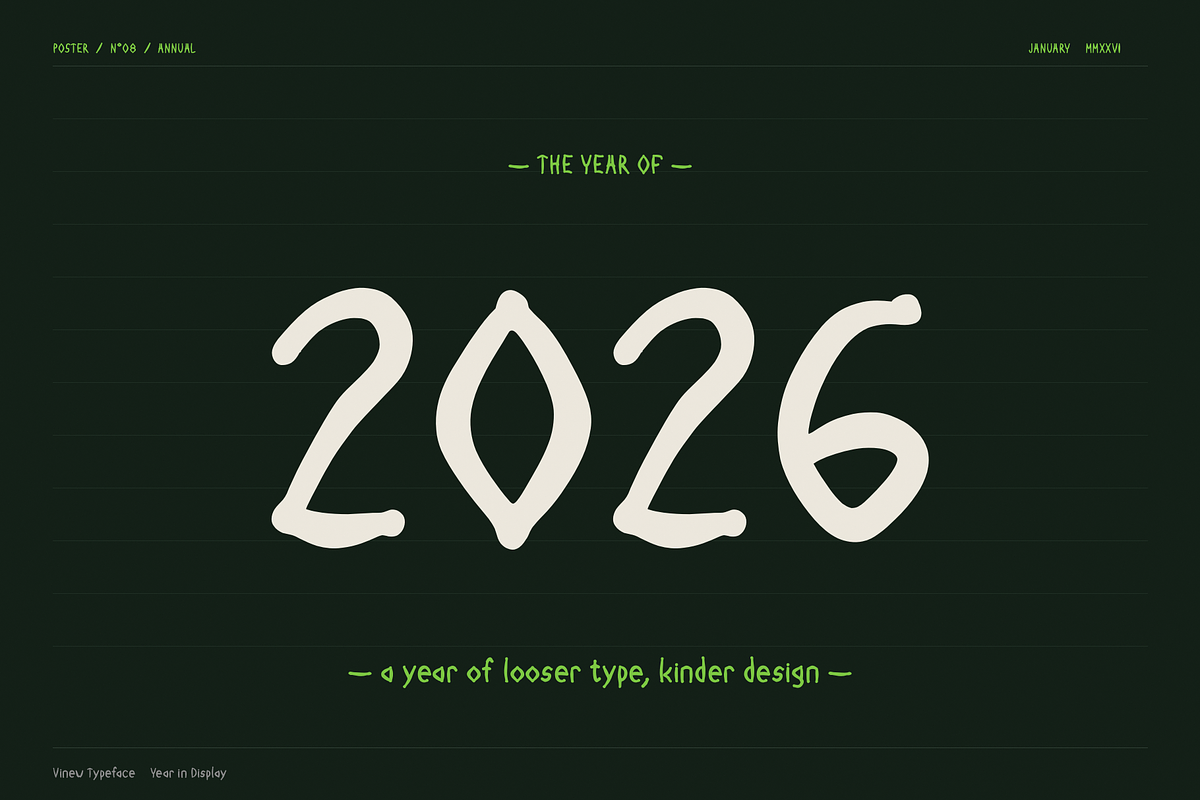 Vinew - Handwritten Display Typeface, a Handwritten Font by Lettra Studio (Photo 7 of 17)
