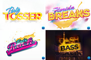 Party Flyer Text Effects, a Layer Style Add-On by GothLab (Thumbnail 3 of 3)