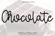 Chocolate, a Handwritten Font by FreshTypeINK (Thumbnail 1 of 7)