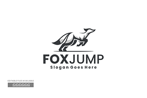 Fox Silhouette Logo, a Branding & Logo Template by ivan_artnivora