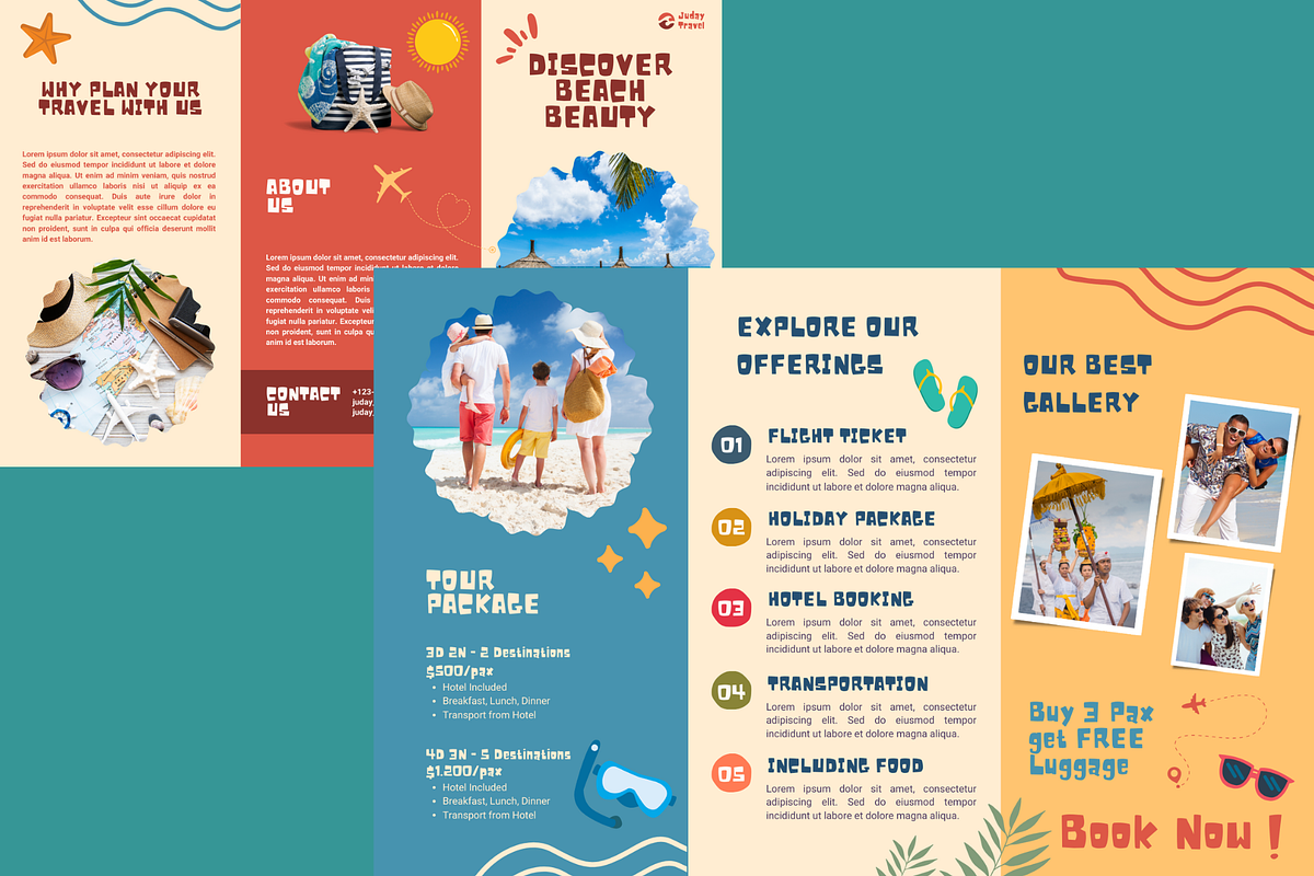 Modern Trifold Brochure Template, a Brochure Template by judayartworks (Photo 7 of 21)
