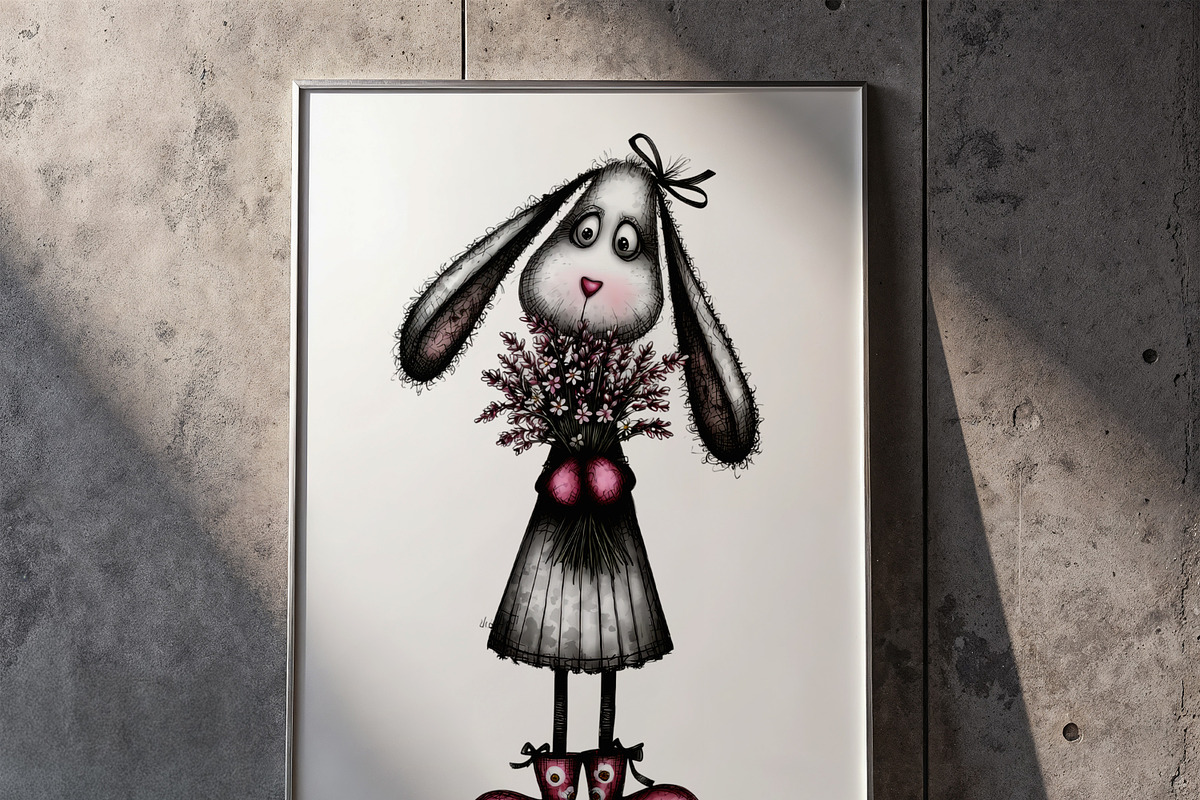 whimsical floral animal clipart PNG, an Illustration by one-touch (Photo 13 of 18)