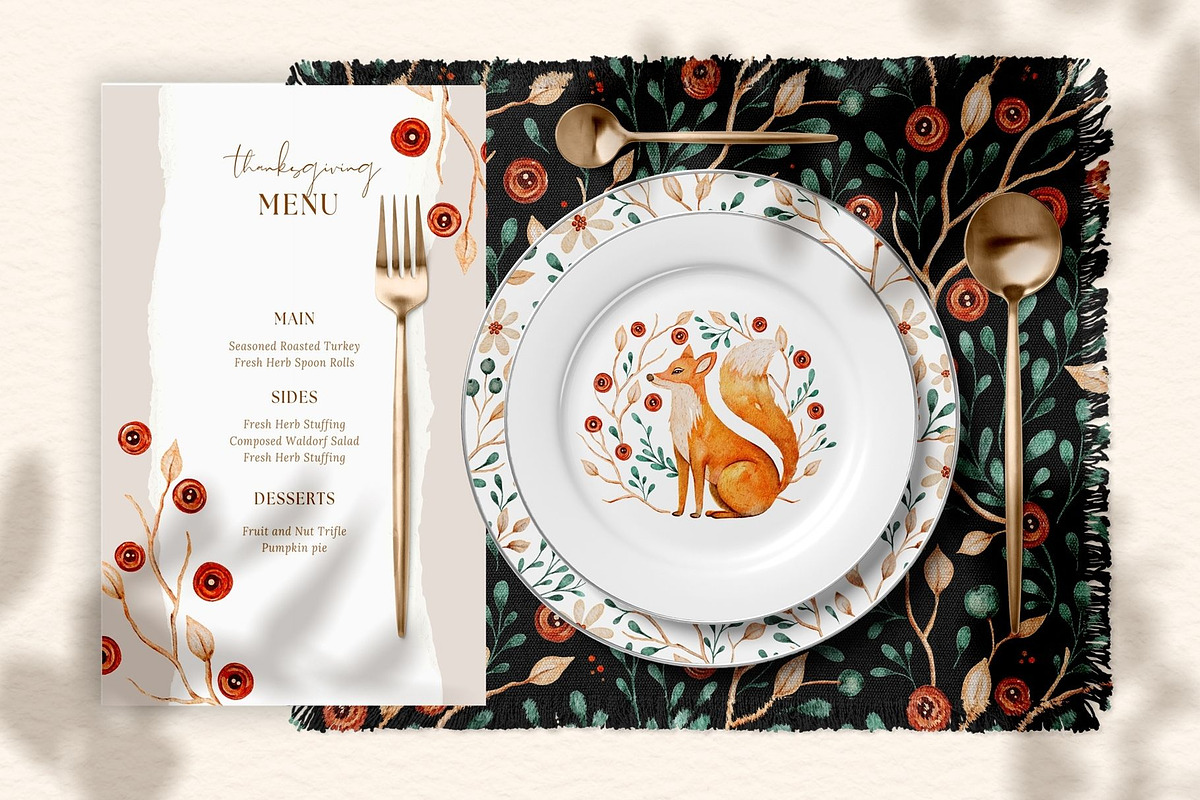 Fox Illustration Fall Watercolor, an Animal Illustration by Red Ink (Photo 2 of 9)