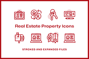 42 Real Estate Icons, an Outline Icon by Furnace (Thumbnail 3 of 3)