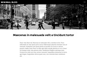 Minimal Blog Drupal 7 Template, a Websites & App Template by MarkVI (Thumbnail 3 of 5)