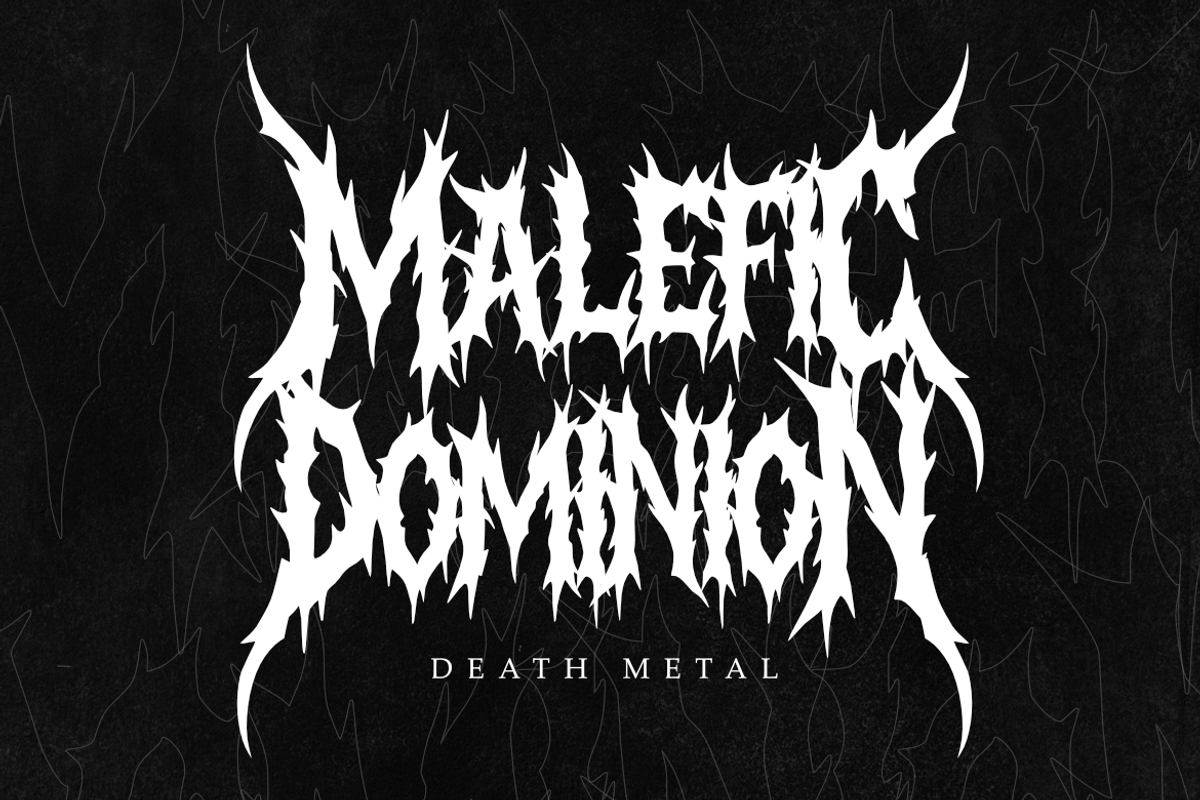 Torment Pulsation – Death Metal, a Blackletter Font by Masyafi Studio (Photo 4 of 9)