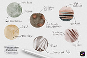 BUNDLE Watercolor Procreate Brushes, a Brush Add-On by Les Frolova (Thumbnail 11 of 17)