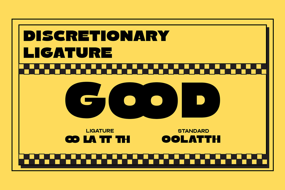 Delutchy | Display Retro Bold Font, a Sans Serif Font by Tiptop Graphic (Photo 8 of 9)