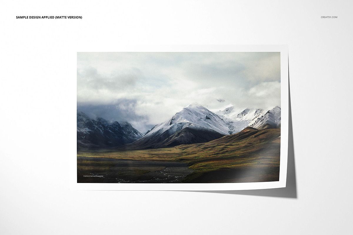 Glossy & Matte Photo Print Mockup, a Product Mockup by creatsy5 (Photo 5 of 12)