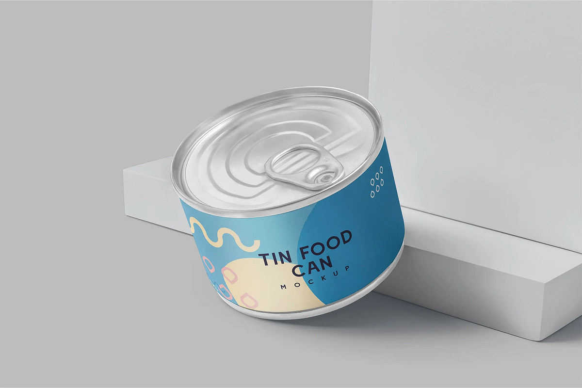 Small Food Can Mockups, a Product Mockup by megostudi0 (Photo 5 of 6)