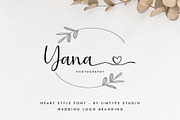 Heart Style | Wedding-Business Font, a Script Font by Jimtype Studio (Thumbnail 5 of 8)