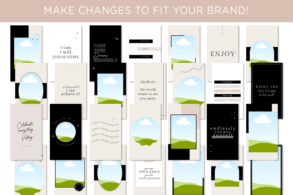 Bold Luxe Instagram Story Templates, a Social Media Template by ...