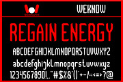 Radio Active font, a Sans Serif Font by weknow (Thumbnail 2 of 5)