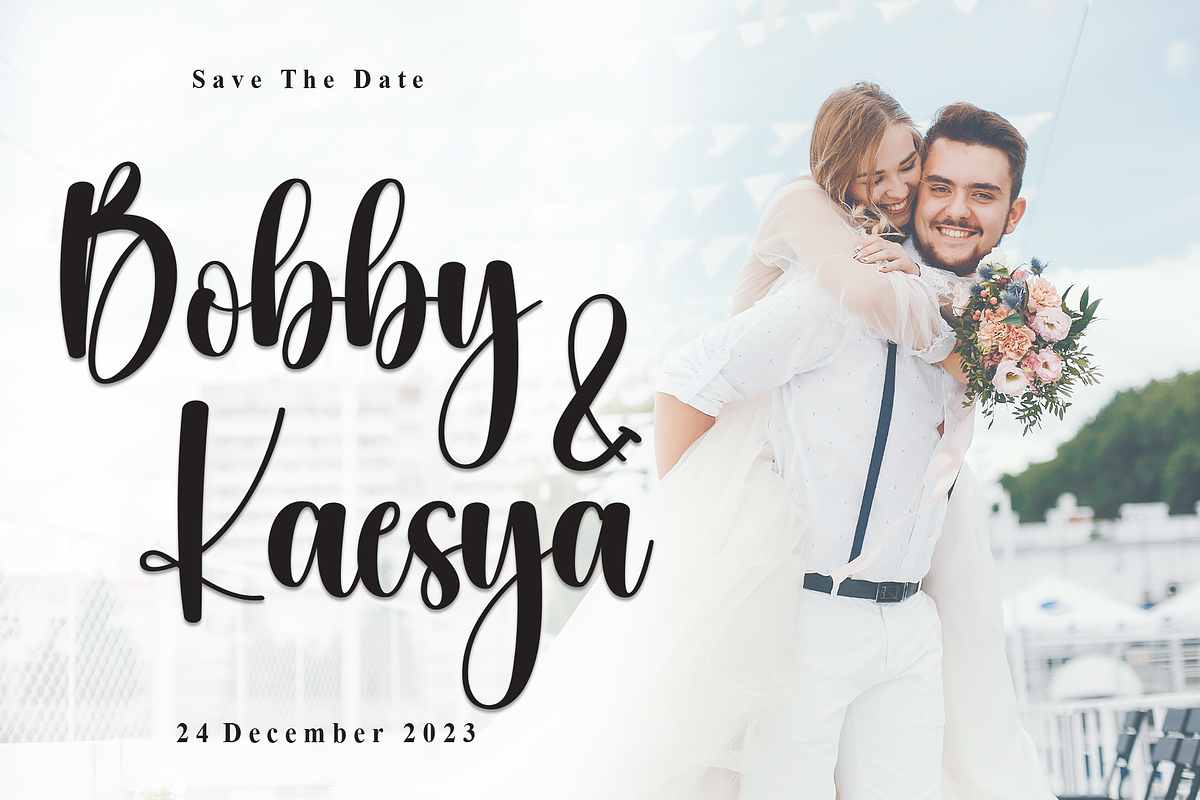 Valentine | Script Font preview 5