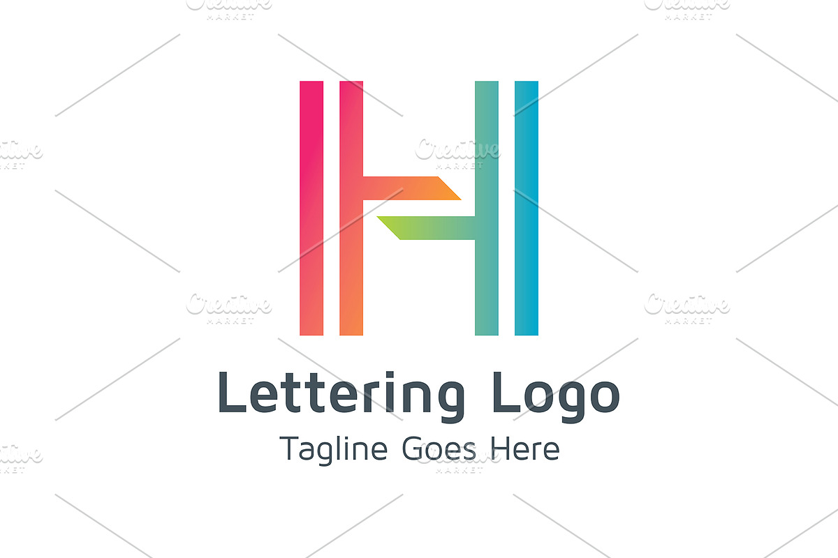 20 Logo Lettering H Template Bundle, a Branding & Logo Template by Acongraphic (Photo 11 of 21)
