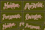 Bredston Vintage Font, a Serif Font by uncurve (Thumbnail 5 of 9)