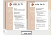 CV template with photo, Word & docs, a Resume Template by Climbwithelevator (Thumbnail 2 of 6)