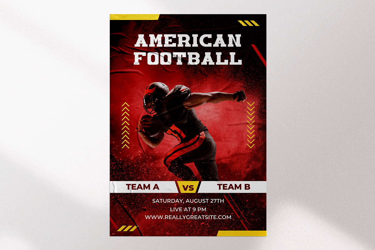 Football - Modern Varsity Font, a Serif Font by overlaytemplates (Photo 2 of 5)