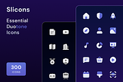 Slicons Essential Duotone Icons, a Duotone Icon by KushJain (Thumbnail 1 of 5)