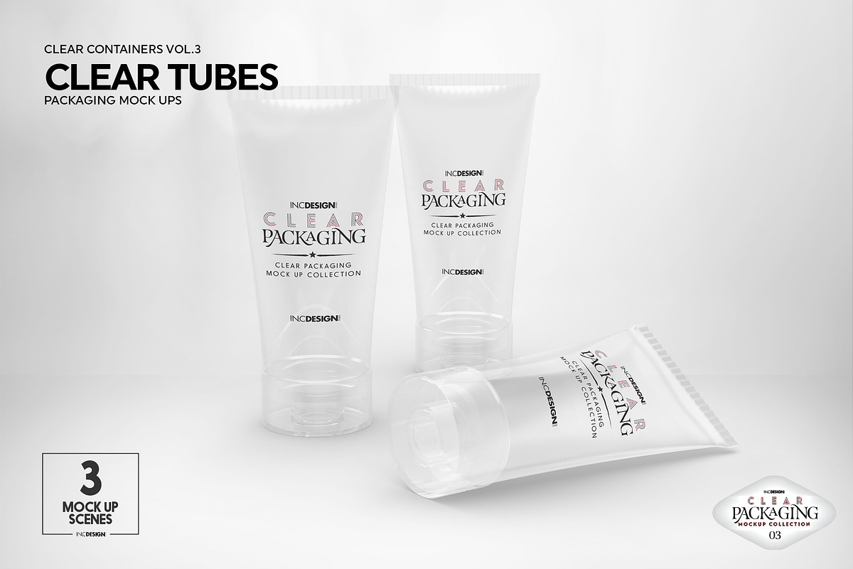 03 Clear Container Packaging Mockups, a Packaging Mockup by INCDesign (Photo 8 of 26)