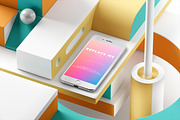 iPhone 8 Creative Mockups Set, an iPhone Mockup by As Good As Possible (Thumbnail 2 of 16)