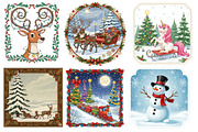 Christmas Frames Clipart Png, an Illustration by Designworld (Thumbnail 2 of 5)