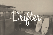 Drifter, a Script Font by Bruised Goods (Thumbnail 1 of 6)