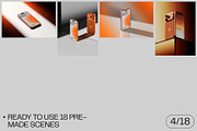 Apple device mockups v3, a Device Mockup by Creatoom (Thumbnail 2 of 12)