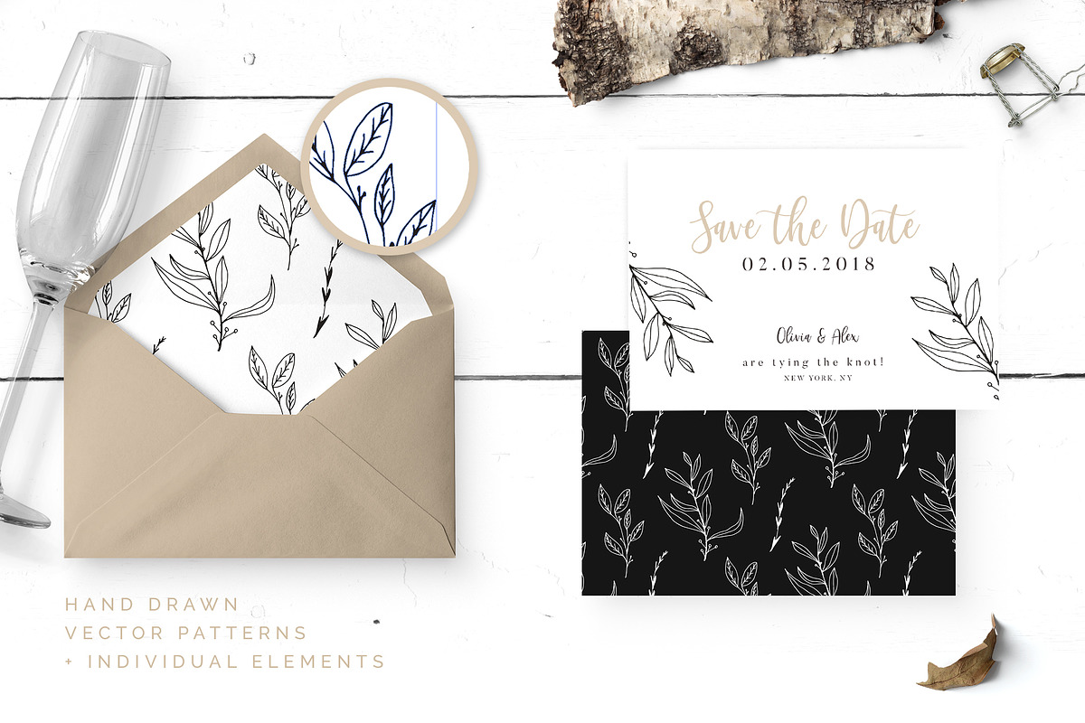 Rustic Patterns & Instagram Stories, a Pattern Graphic by Youandigraphics (Photo 2 of 18)