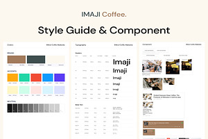 Imaji Coffee Website - Coffee Shop