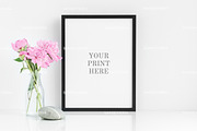 Frame mockup 30x40 12x16 3:4 peony, a Print Template by Grace White (Thumbnail 1 of 4)
