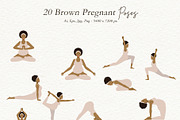Yoga Women Illustrations Big Pack, a Person Illustration by Motion-Box (Thumbnail 10 of 27)
