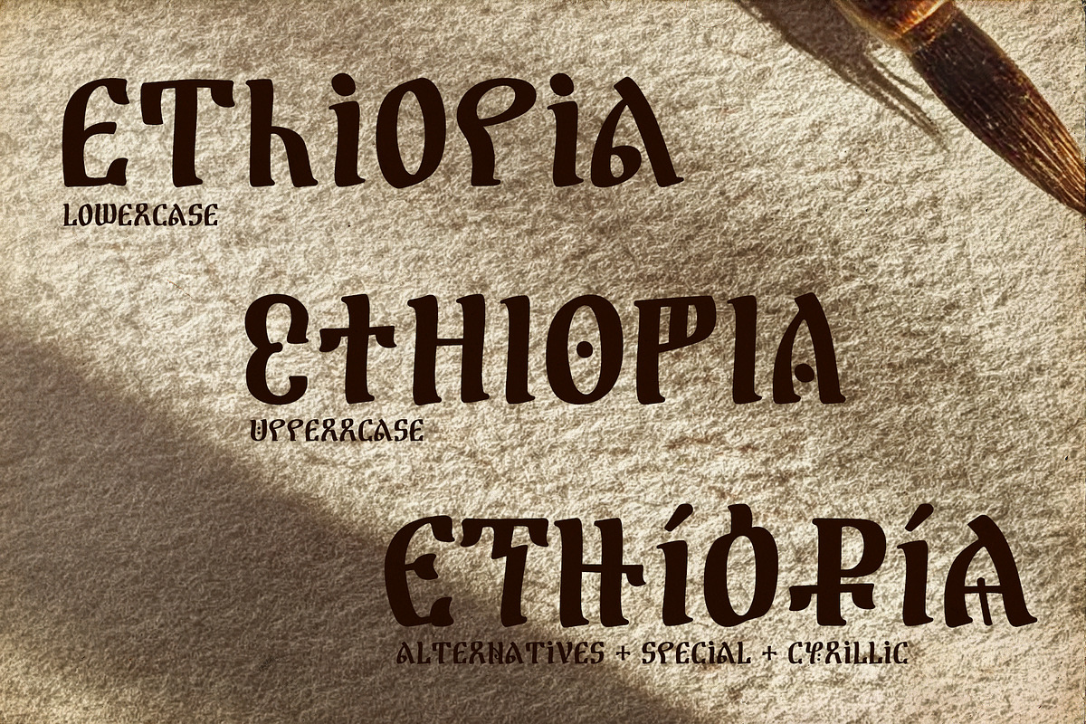 ST-Fidal african font, a Handwritten Font by Shimanov Types (Photo 4 of 5)