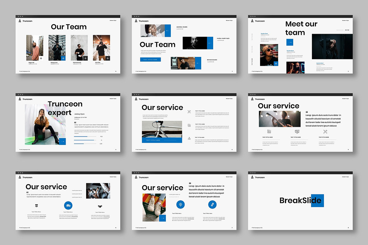 Trunceon – Business PowerPoint, a Presentation Template by Dens Creative Studio (Photo 3 of 6)