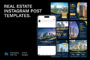 Real Estate Instagram Post Template