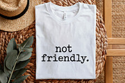 Not Friendly PNG, Digital Download,, an Illustration by SharpMarketplace (Thumbnail 5 of 9)