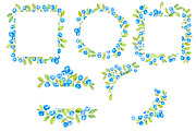 Blueberries, watercolor clipart, a Decorative Illustration by EshaStudio (Thumbnail 4 of 11)