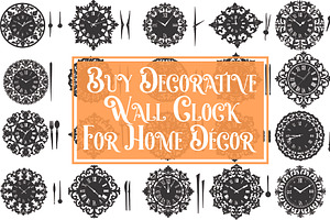 Vintage Wall Clock Victorian design, an Illustration by Amazin_art