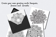 Floral Doodles Collection, a Decorative Illustration by Elinorka (Thumbnail 7 of 9)