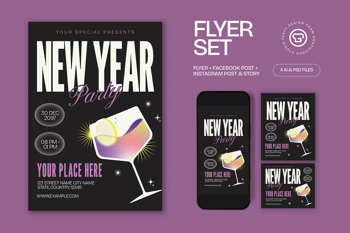 New Year Party Flyer
