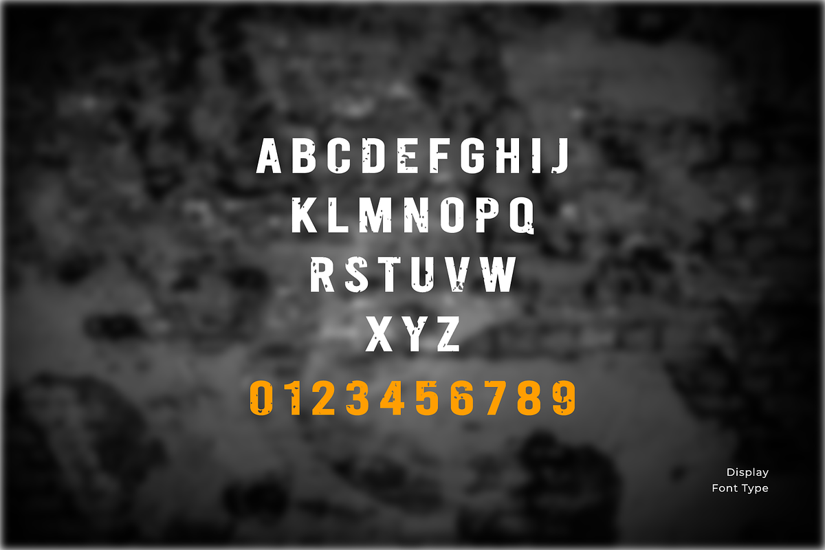 Display font Dusthed sans serif, a Font by Glowin_studio (Photo 2 of 3)