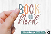Book Lover Sticker Bundle,PNG File,, a Graphic by akazaddesign (Thumbnail 5 of 11)