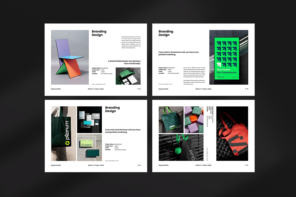 Graphic Design Portfolio Template, a Brochure Template by ArtisanaAura (Photo 7 of 14)
