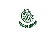 Salad icon template illustration, a Branding & Logo Template by Dyn Studio (Thumbnail 1 of 2)